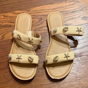A new day shell sandals